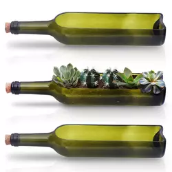 34 vasi da giardino appesi per bottiglie di vino